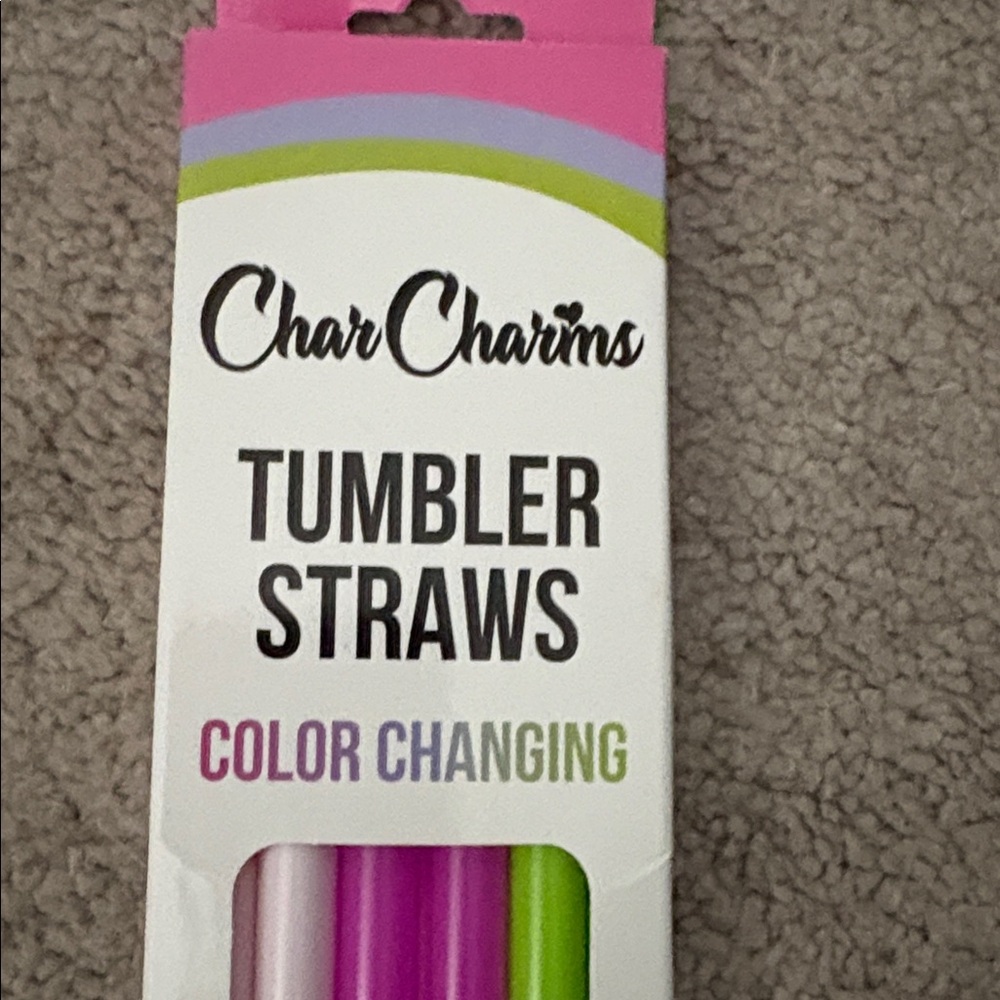 Char Charms color changing tumbler straws - Picture 3 of 6